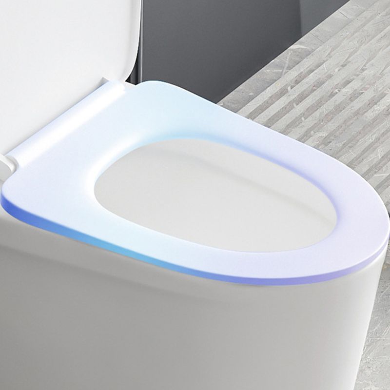 Contemporary 1-Piece Toilet Bowl Floor Mounted White Urine Toilet for Bathroom