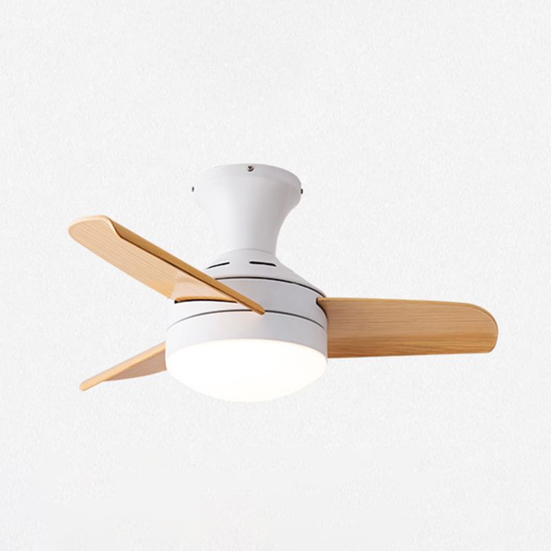 Lampada a ventola del soffitto in stile moderno in metallo a controproteggio a sfioramento della luce