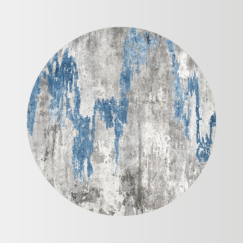 Gray Industrial Rug Blending Modern Rug Non-Slip Backing Rug for Living Room