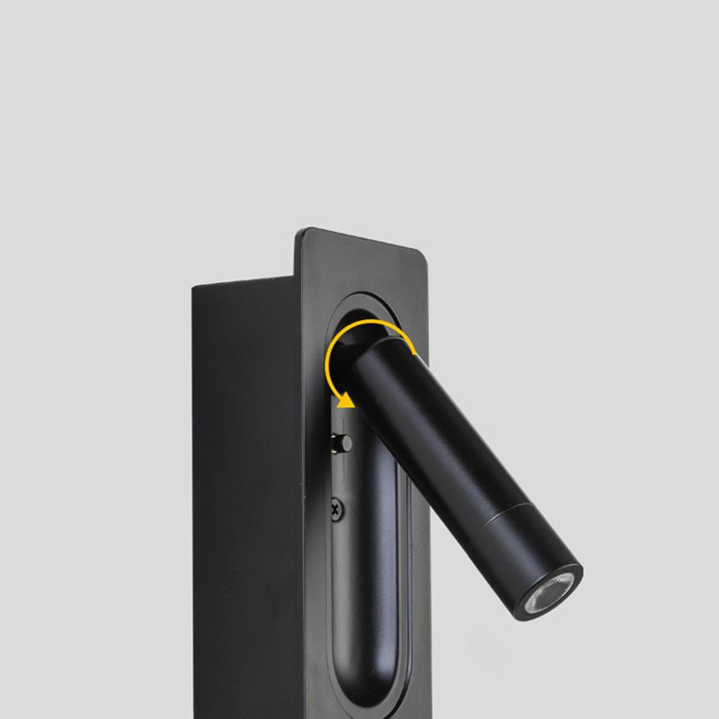 Nordic Style Aluminium Wandleuchter Zylinder 1 Licht Lesen Wandleuchte für Schlafzimmer
