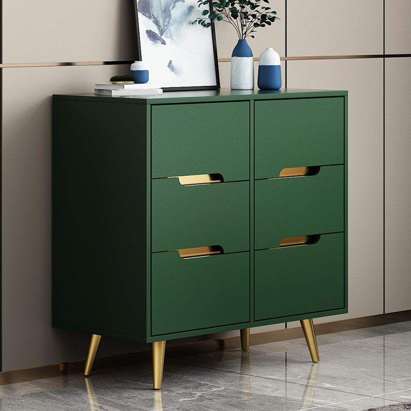 Glam Wooden Chest Bedroom 16" W Storage Chest with 3 Drawers