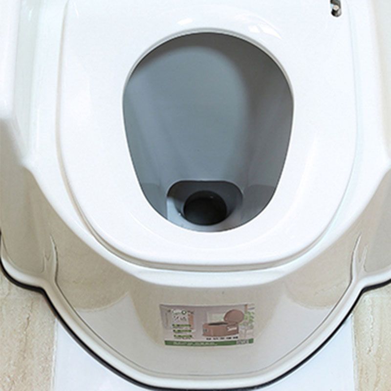 Contemporary Plastic Toilet Floor Mounted Toilet Bowl for Washroom