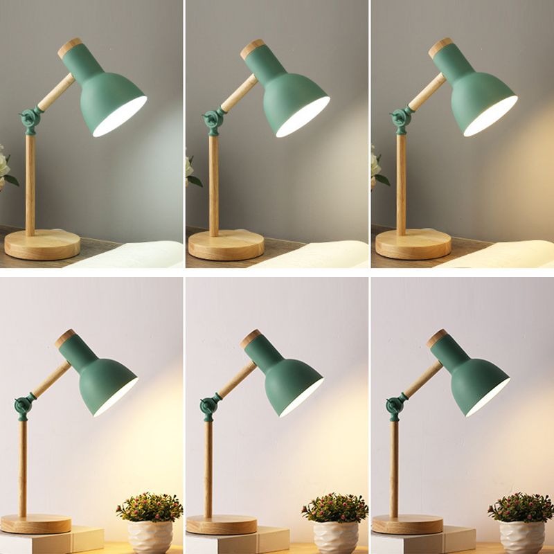 Modern Dome Nightstand Lamp Metal 1 Light Table Light