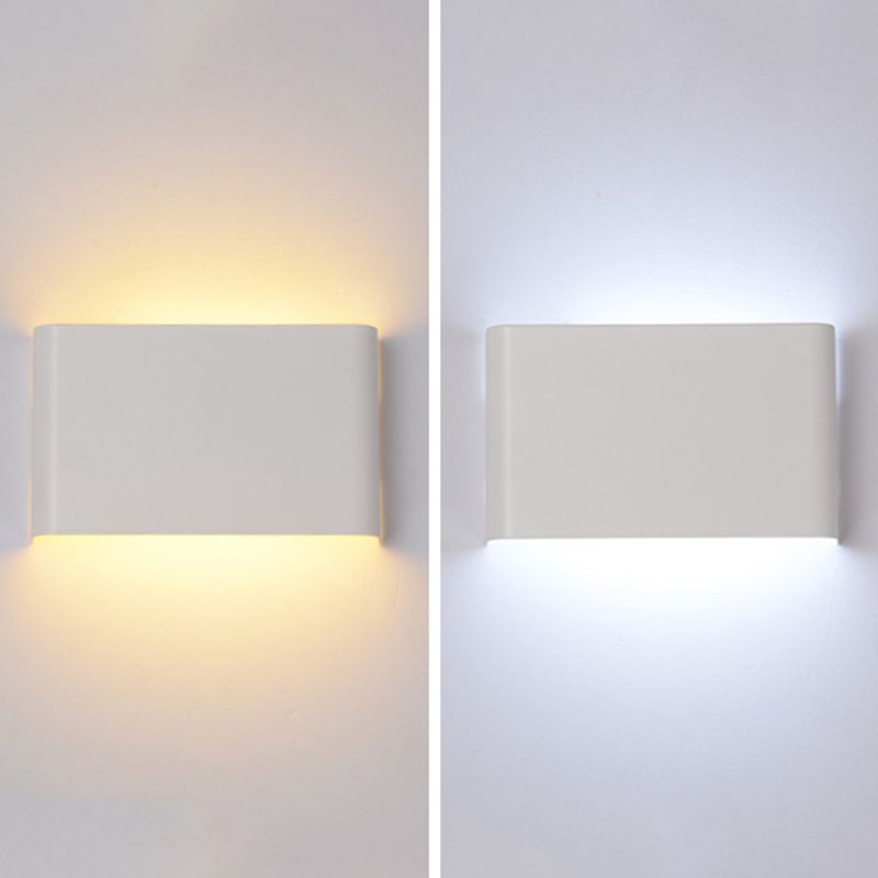 Moderne Einfachheit Rechteck Wandleuchte Acryl Wandleuchte Beleuchtung für Schlafzimmer