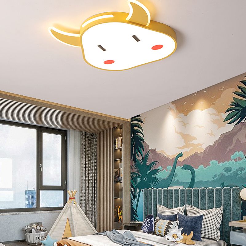 Taurus Moderno Minimalismo Plafoniera Camera da letto Soggiorno Lampada da incasso creativa