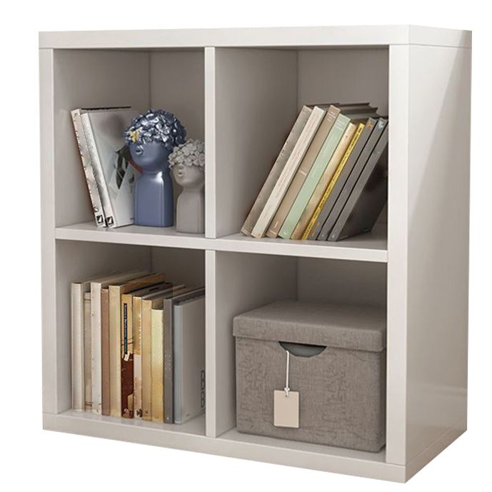 11.81"W Bookshelf Scandinavian Style Closed Back Bookcase for Home and Office