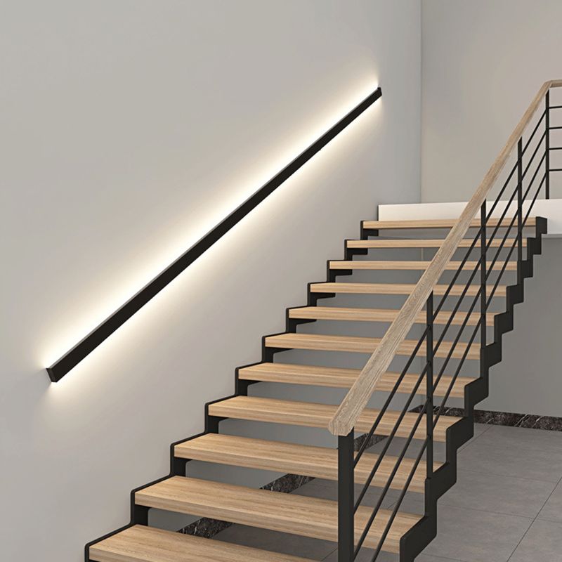 Nordic Modern Metal 1-Light Wall Mount Lamp Linear Wall Sconce for Bedroom