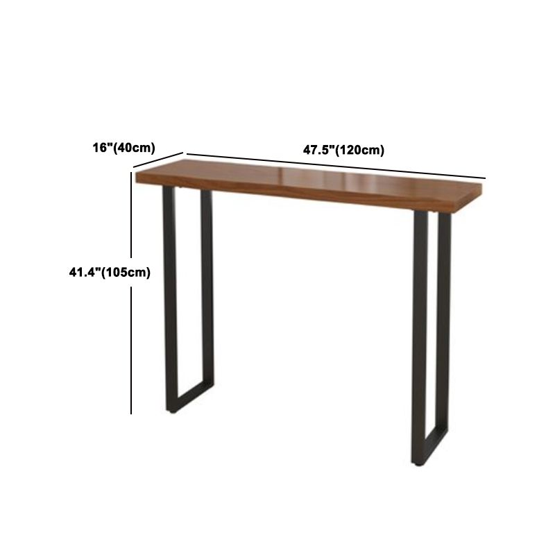 Industrial Solid Wood Counter Set 1/2/3 Pieces Living Room Bar Stool and Table Set