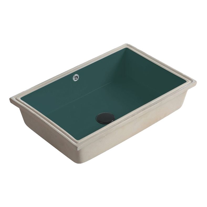 Modern Undermount Bathroom Sink Rectangular Undermount Bathroom Sink with Overflow