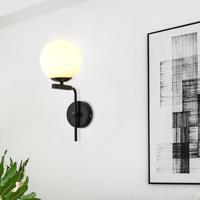 Éclairage mural en verre sphérique Contemporain Mont-Bulb Éclairage pour chambre à coucher