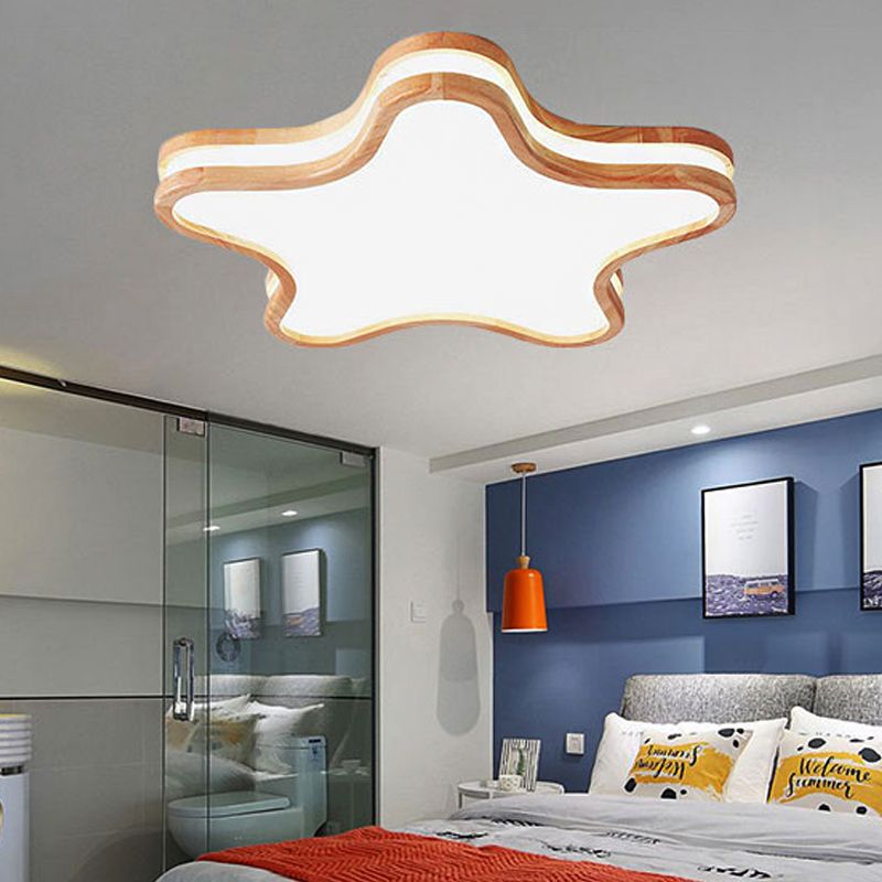 Scandinavische stijl Sky plafondmontage licht acryl witte LED-plafondlamp voor kinderslaapkamer