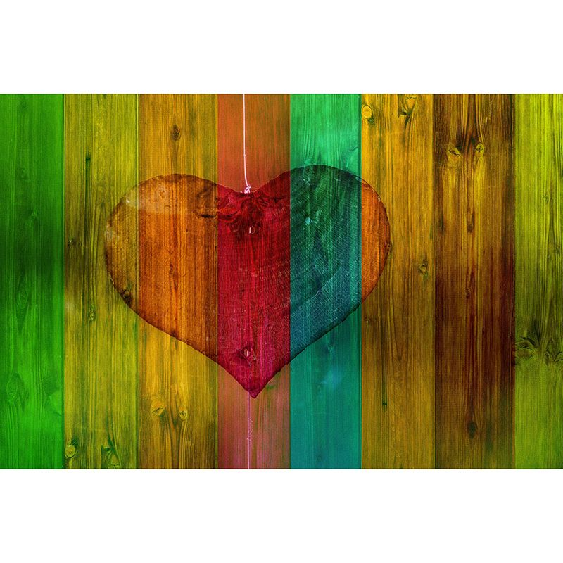 Wood Texture Wall Mural Industrial Style Mildew Resistant for Wall Decor