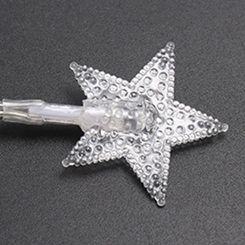 Modern Artistic LED String Lights Plastic Starry Decorative Lamp for Exterior Spaces