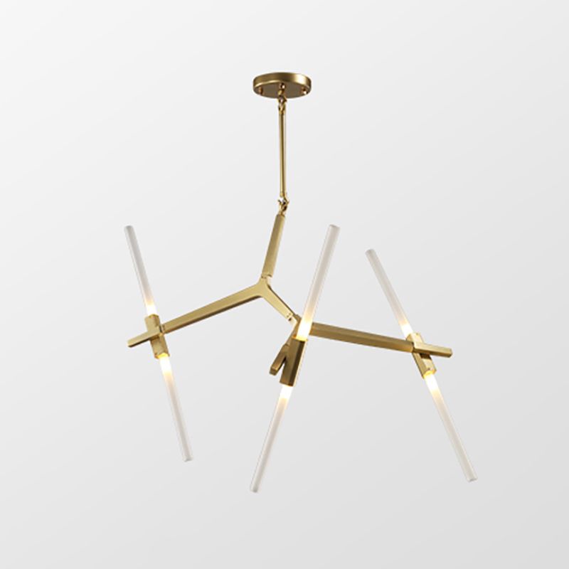Postmodern Metal Chandelier Branch Shape Chandelier Pendant Lamps for Living Room