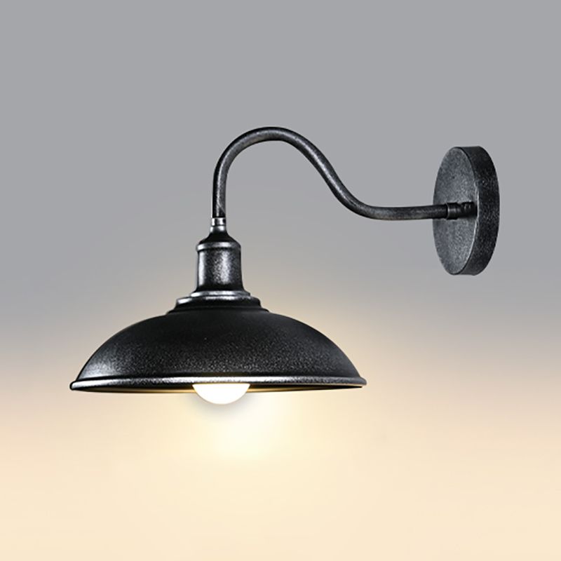 Stile industriale semplicità murale sconceptway portico di illuminazione in metallo