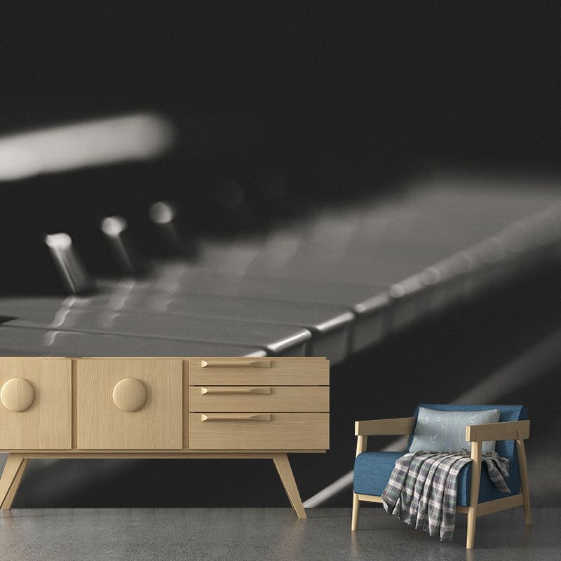 Photography Stain Resistant Mural Wallpaper Musical Instruments Living Room Wall Mural