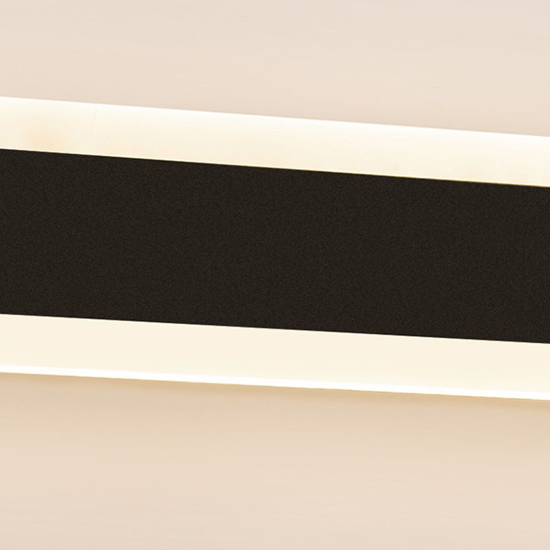 Lampes murales linéaires de style moderne métal 1 éclairage mural clair