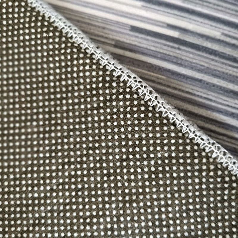 Brown Modern Rug Polyester Triangle Area Rug Stain Resistant Rug for Home Decor