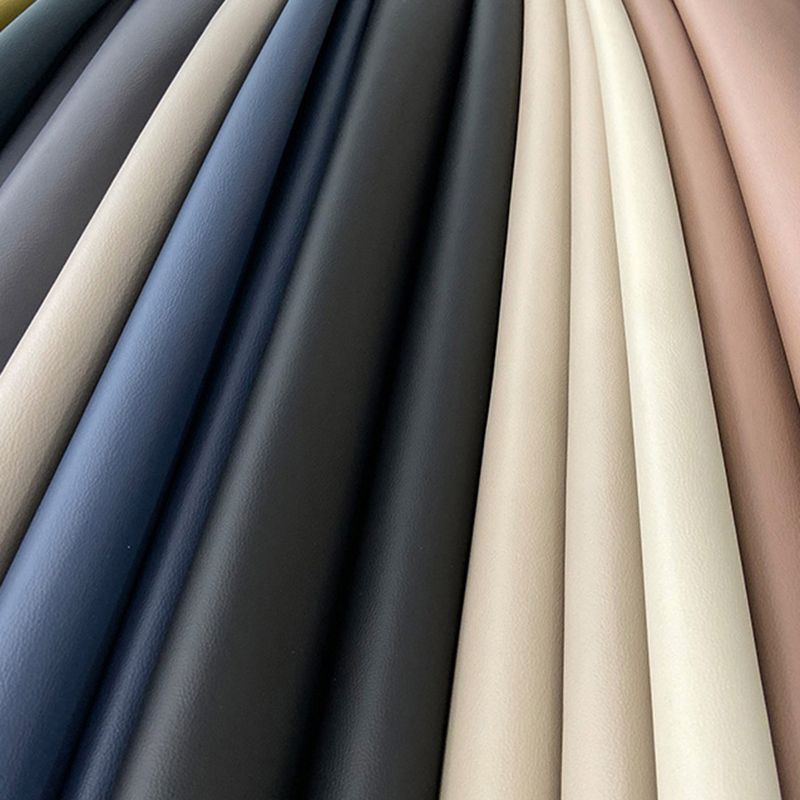 Orange Leather Round Standard Water Resistant Indoor Standard