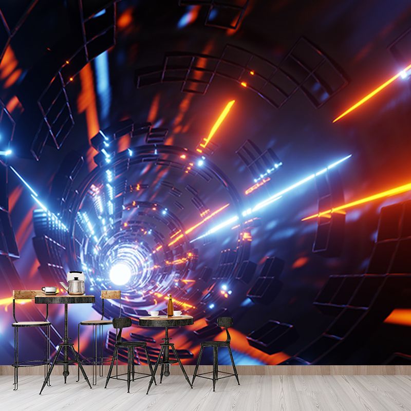 3D Vision Photography Mildew Resistant Wallpaper Environmental Sleeping Room Wall Mural