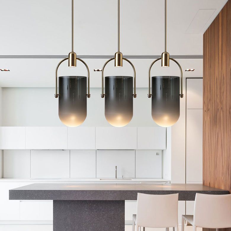 Emmervormig glas hangend licht minimalisme moderne suspensieverlichting voor bed voor bed