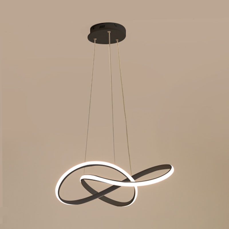 Moderner einfacher charakteristischer Stil LED Hängende Kronleuchterlicht für Esszimmerbars