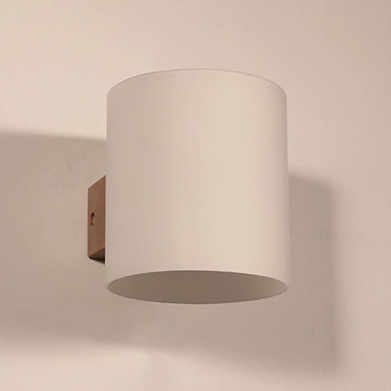 Application de mur de tête simple à 1 tête en verre blanc luminaire de plateau pour salle de lecture pour la salle de lecture