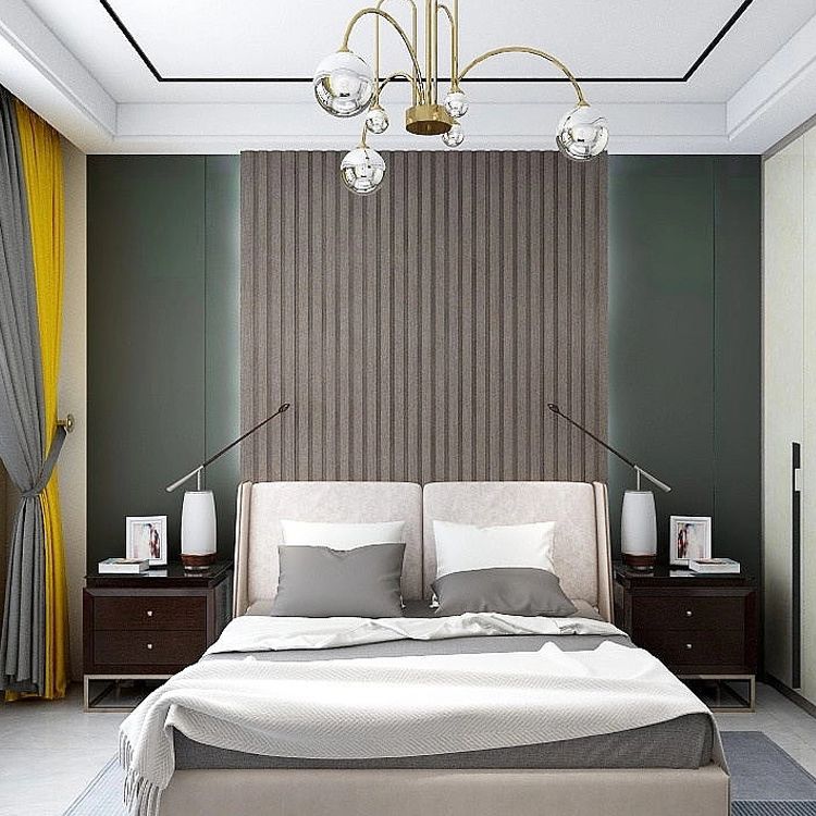 Contemporary Wall Paneling Wood Waterproof Stain Resistant Shiplap Wall Paneling