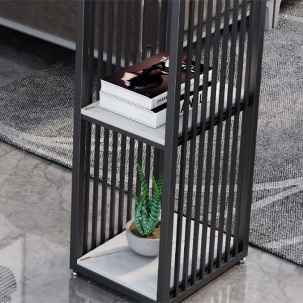 Modern 1/3 Pieces Bar Table Set Rectangle Stone Table with High Stools