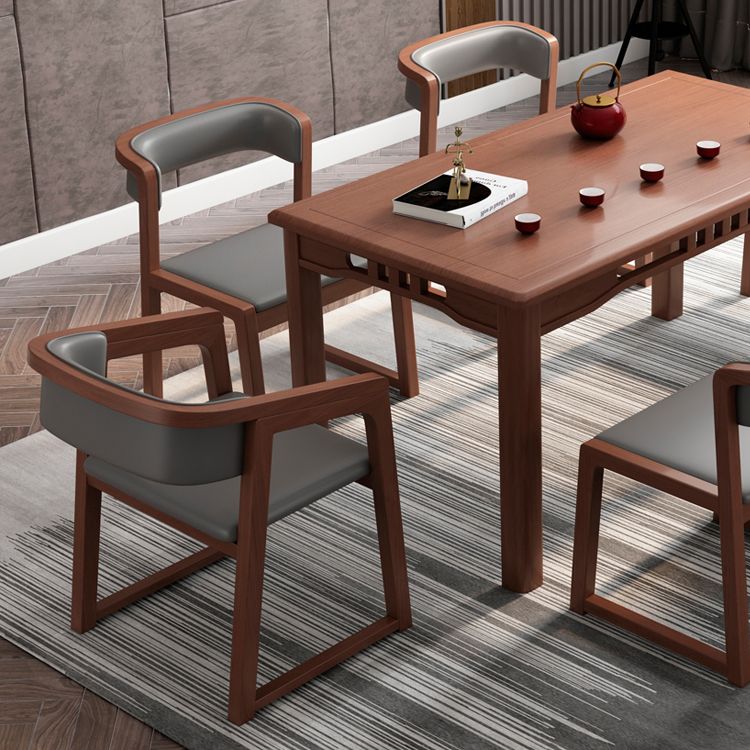 Modern Style Dining Chairs Solid Wood Side Chairs for Dining Room