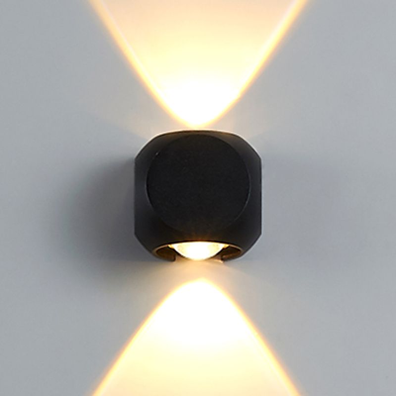 Luz de múltiples luces de metal luz de pared moderna de forma redonda de montaje de pared de pared