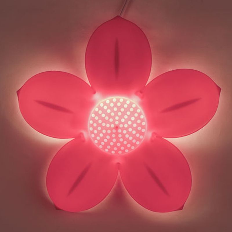 Ombra unica tonalità a parete a parete a parete per bambini in stile muro di plastica lampada da parete