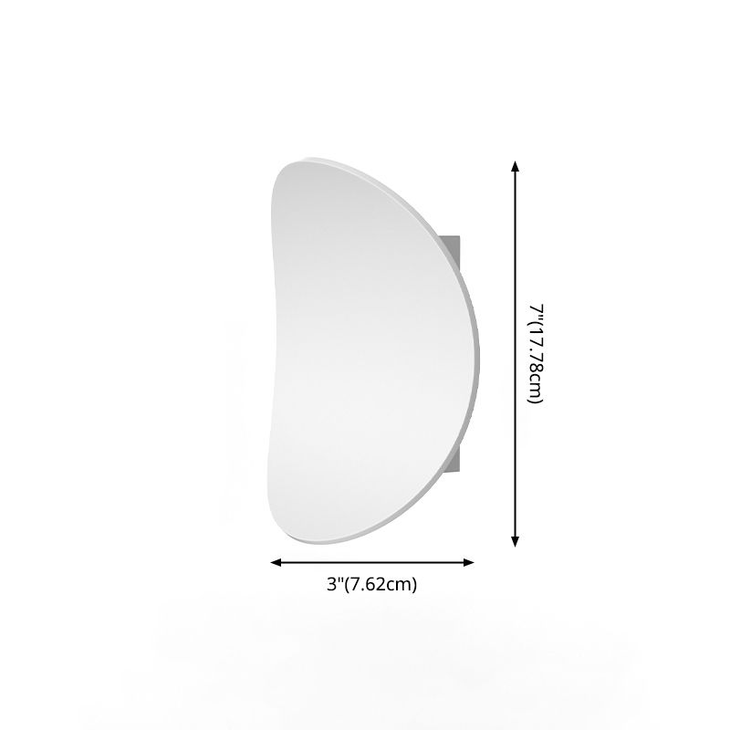 Circular LED Single Wall Lamp in Modern Simplicity Aluminium Wall Light for Interior Spaces