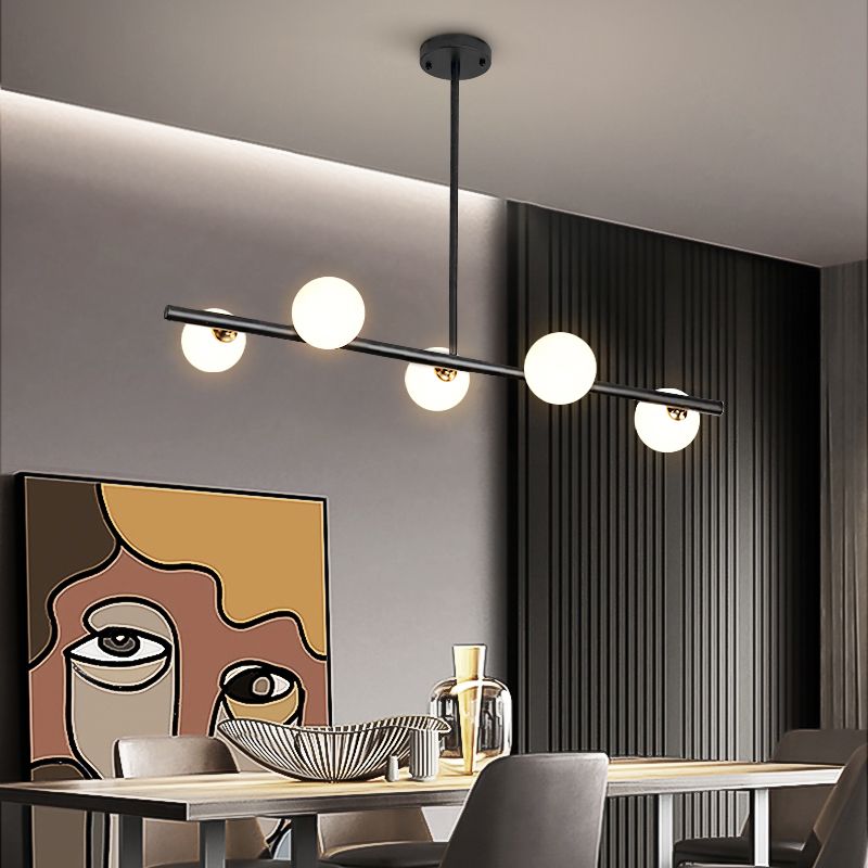 Brabino sferico sull'illuminazione dell'isola Contemporary Style Aione a sospensione