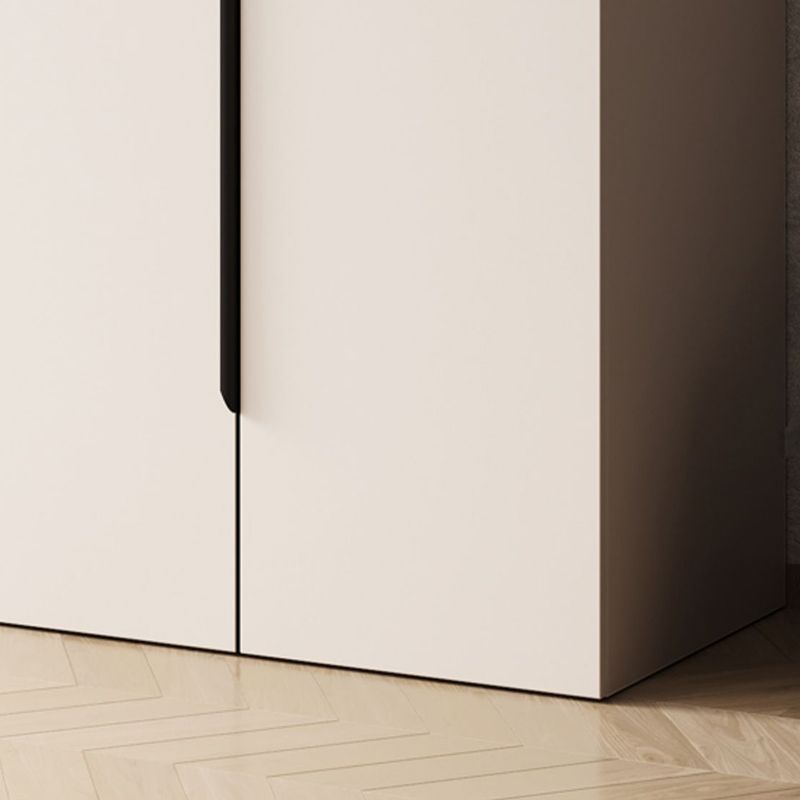 Modern Style Bedroom Wardrobe Cabinet Wooden Storage Cabinet with Garment Rod