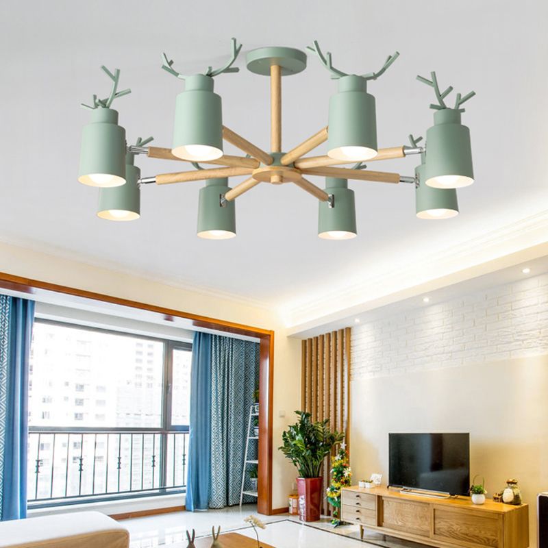 Geweihform Kronleuchter Lichter moderne Metallleuchterbeleuchtung