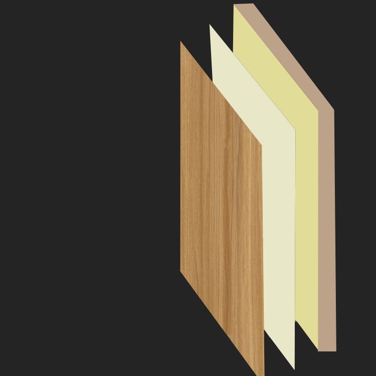 Contemporary Wall Paneling Wood Waterproof Stain Resistant Shiplap Wall Paneling