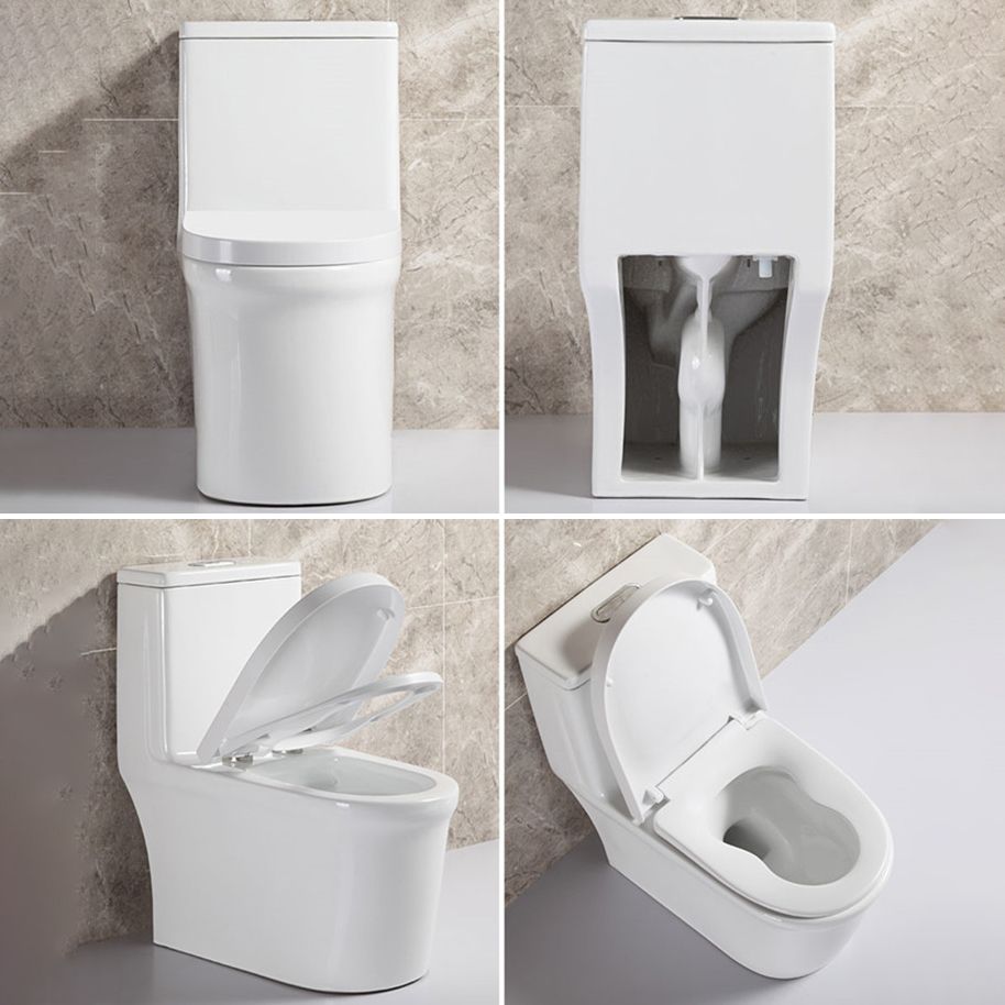 Modern All-In-One Toilet Bowl Floor Mount White Urine Toilet for Washroom