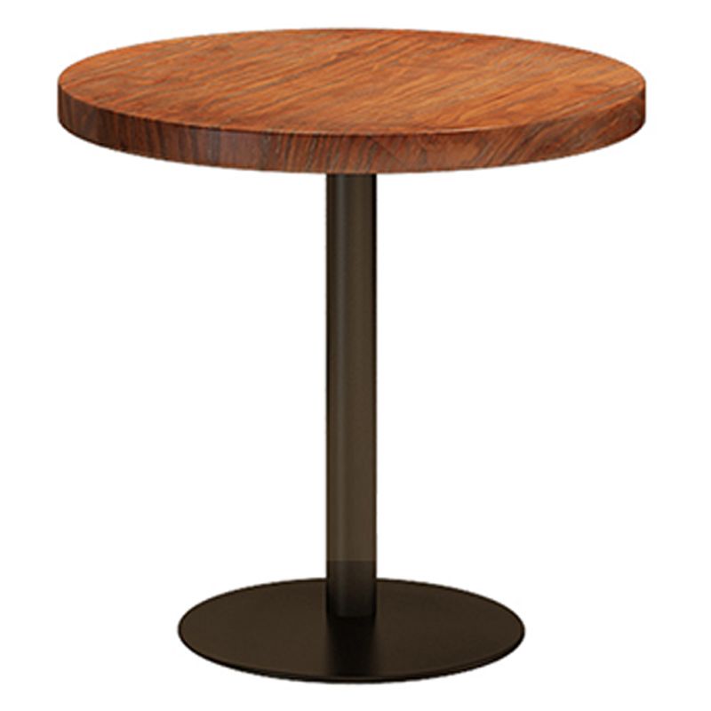 Contemporary Solid Wood Dining Table Round Pedestal Base Dining Table for Home Use