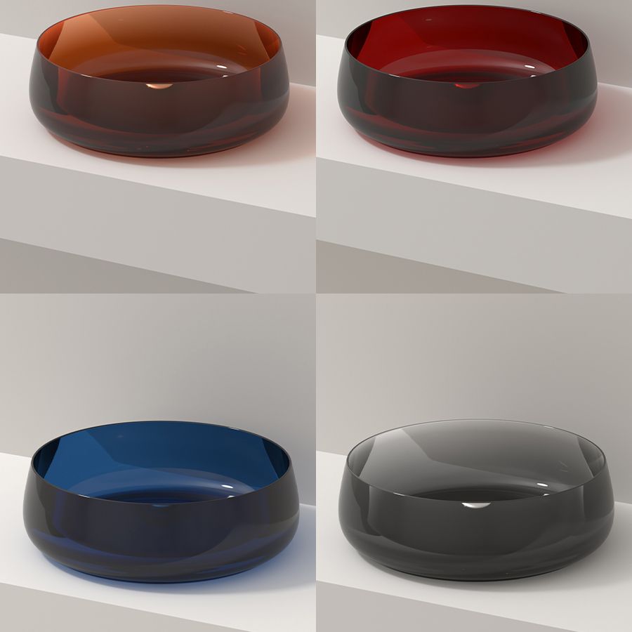 Modern Vessel Bathroom Sink No Craftsmanship Resin Wash Stand