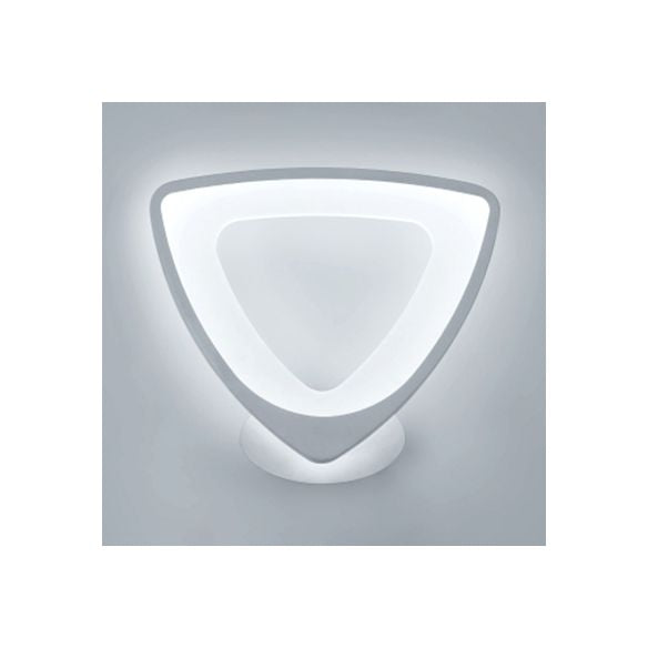 Simple Triangle/Oval/Teardrop Wall Sconce Light Acrylic LED Corridor Wall Light Fixture in Warm/White