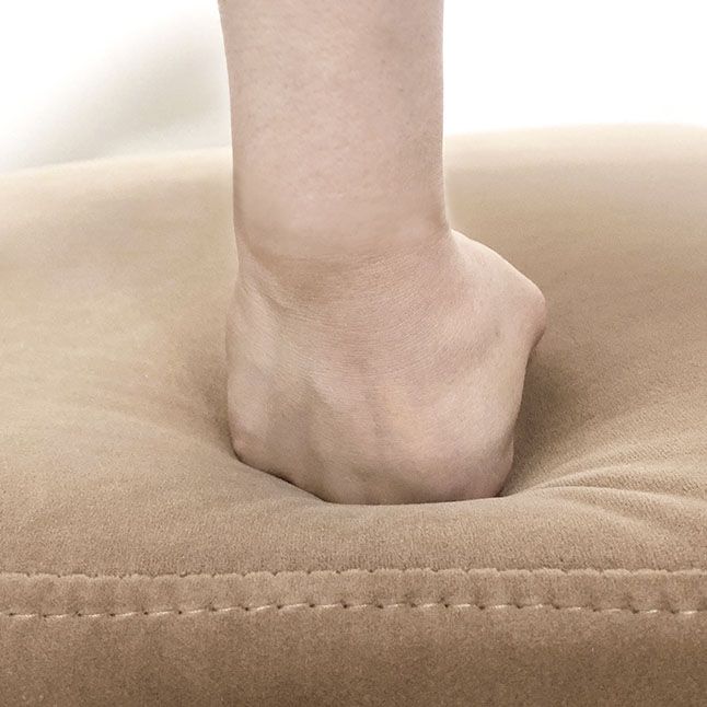 Contemporary Open Back Dining Chairs Velvet Arm Dining Chair