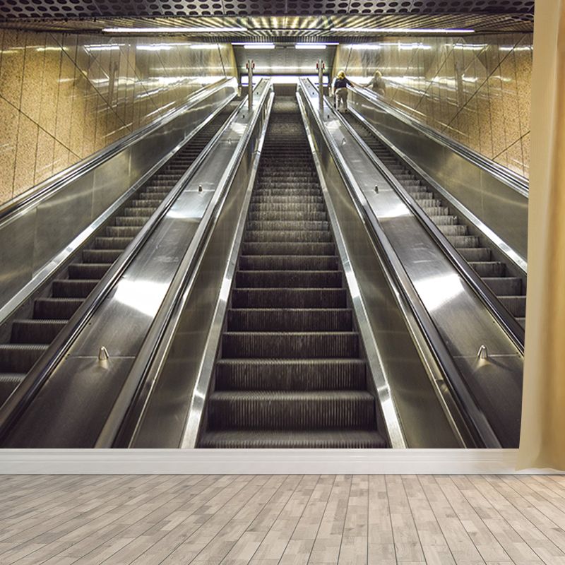 Modern Spatial Extension Wall Covering Stain-Resistant Wall Mural Decal for Bar Decor