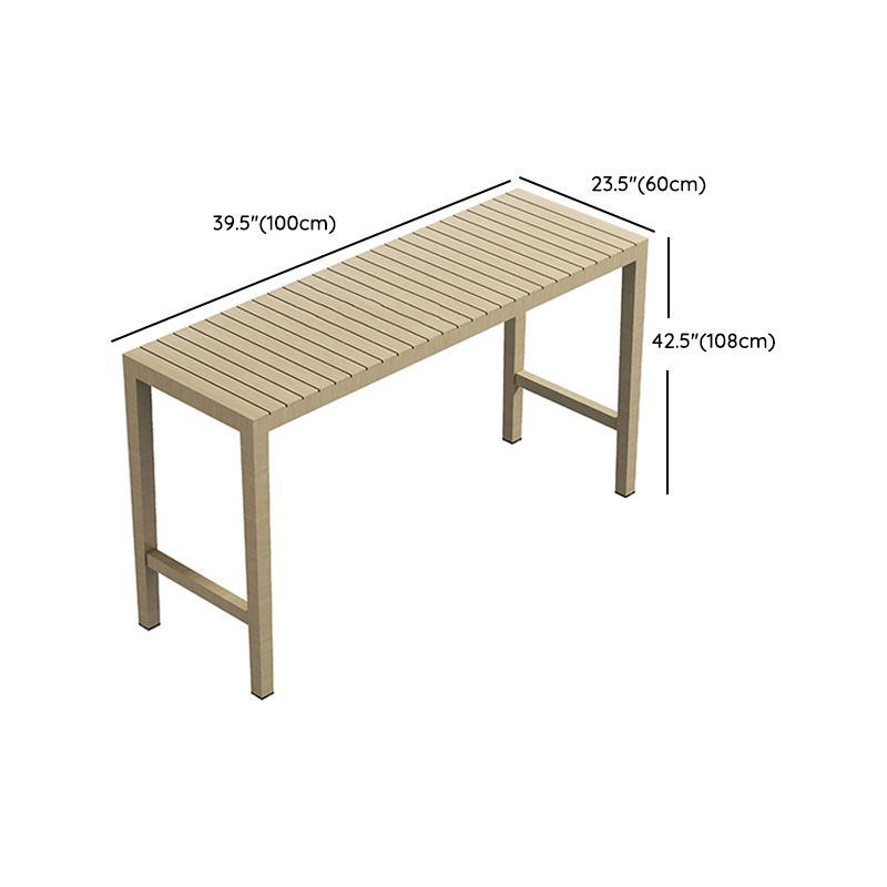 Modern Solid Wood Bar Table Set 1/3/5 Pieces Bistro Table Set for Outdoor
