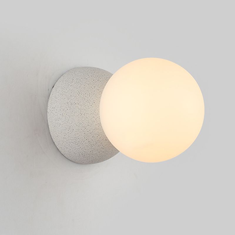 Nordic Style Vanity Lighting Ball Shape Wall Light Fixture for Bathroom