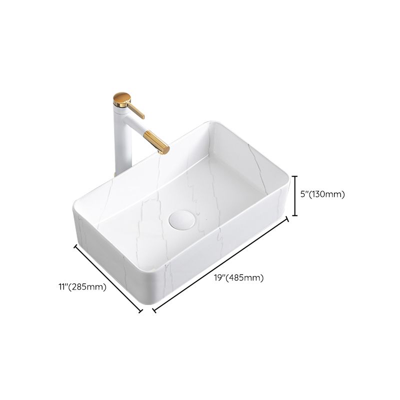 Classic Style Bathroom Sink Stainless Steel Dirt Resistant Bathroom Sink