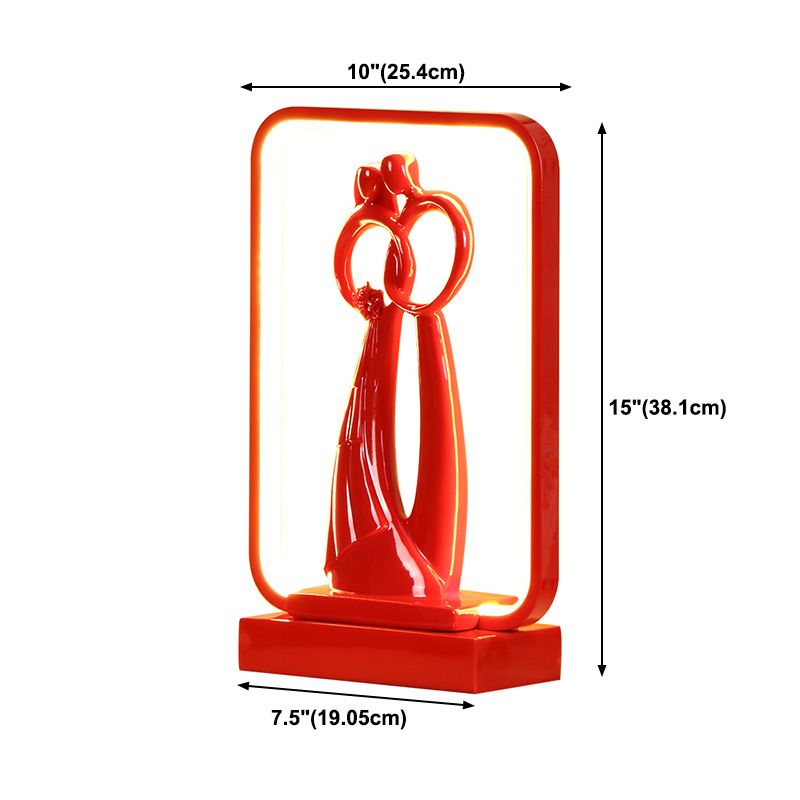 Lámpara de mesa de mesa de mesa lineal de estilo moderno para dormitorio