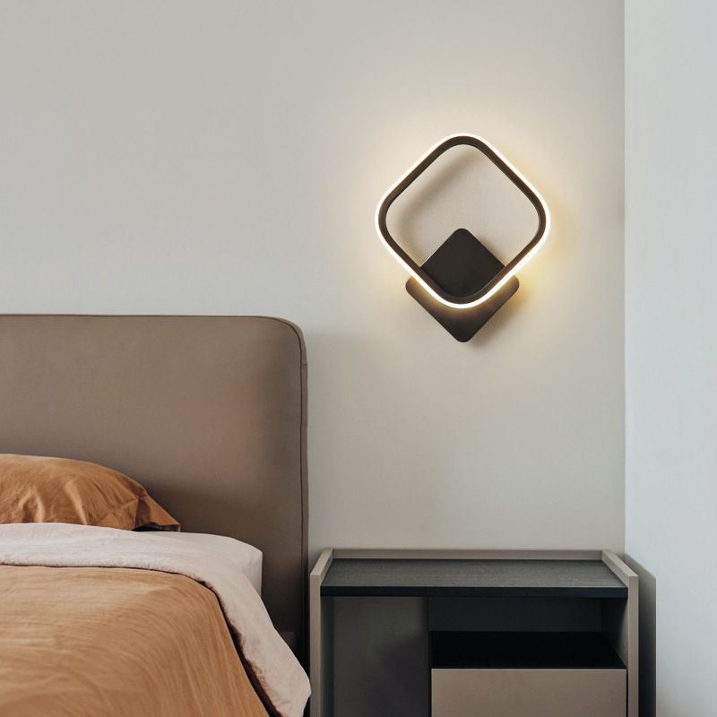 1-Light Sconce Light Modern Metal Sconce Light Fixture for Bedroom