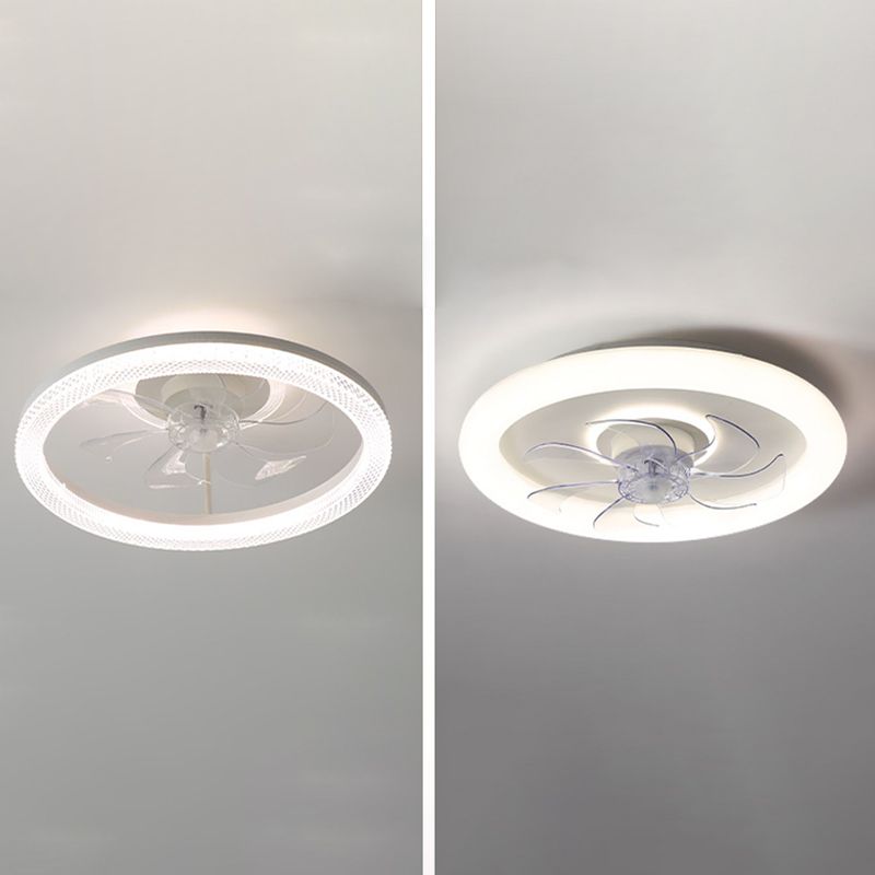 2 Light Ceiling Fan Lighting Modern Style Metal Ceiling Fan Light for Living Room