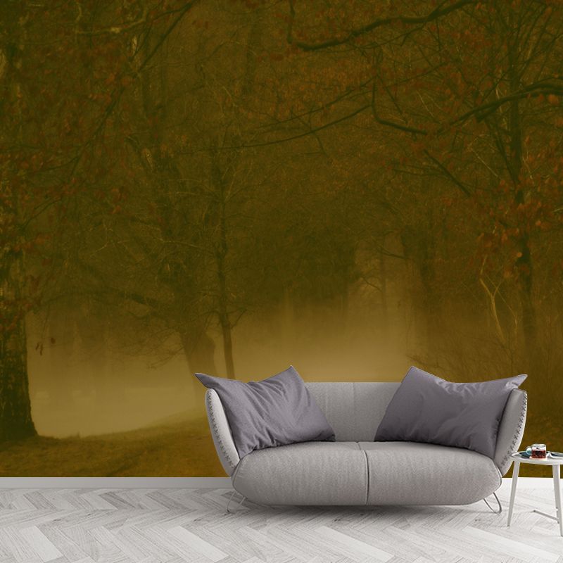 Forest Wall Mural Decor Horizontal Photography Eco-friendly for Decoration